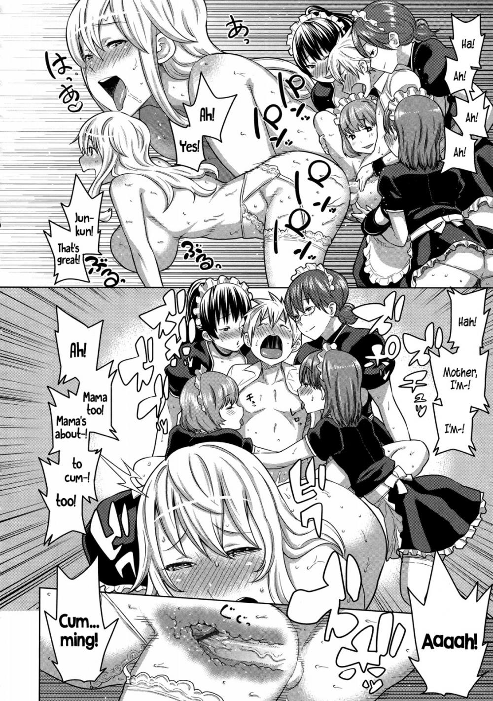 Hentai Manga Comic-Maid x4-Chapter 6-18